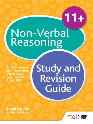 cover image of 11+ Non-Verbal Reasoning Study and Revision Guide